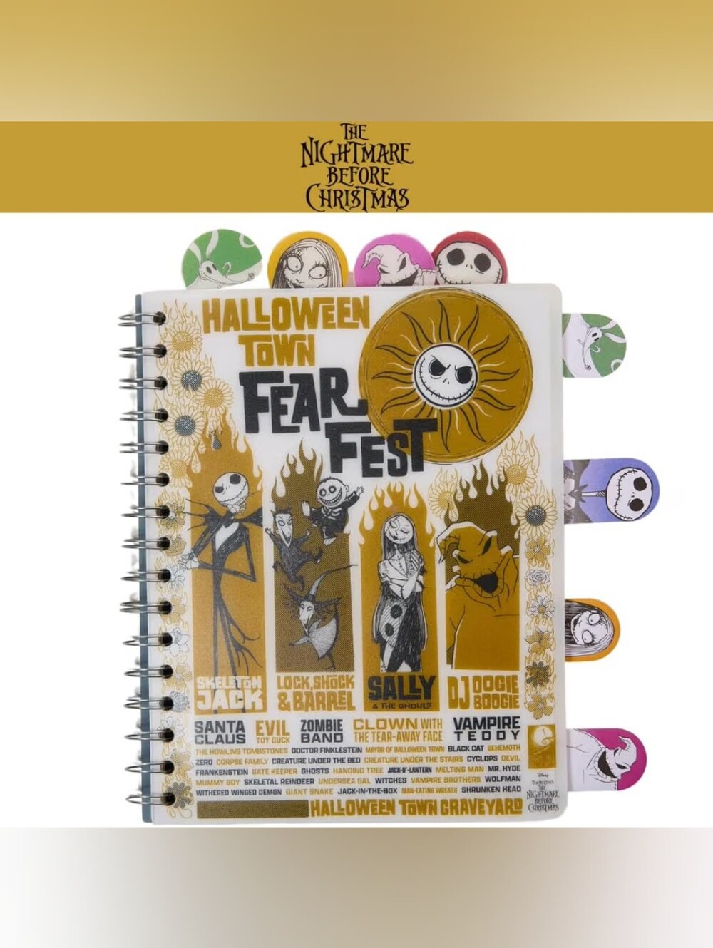 The Nightmare Before Christmas Sticky Note & Bookmark Set - Multi - Picture 7 of 9